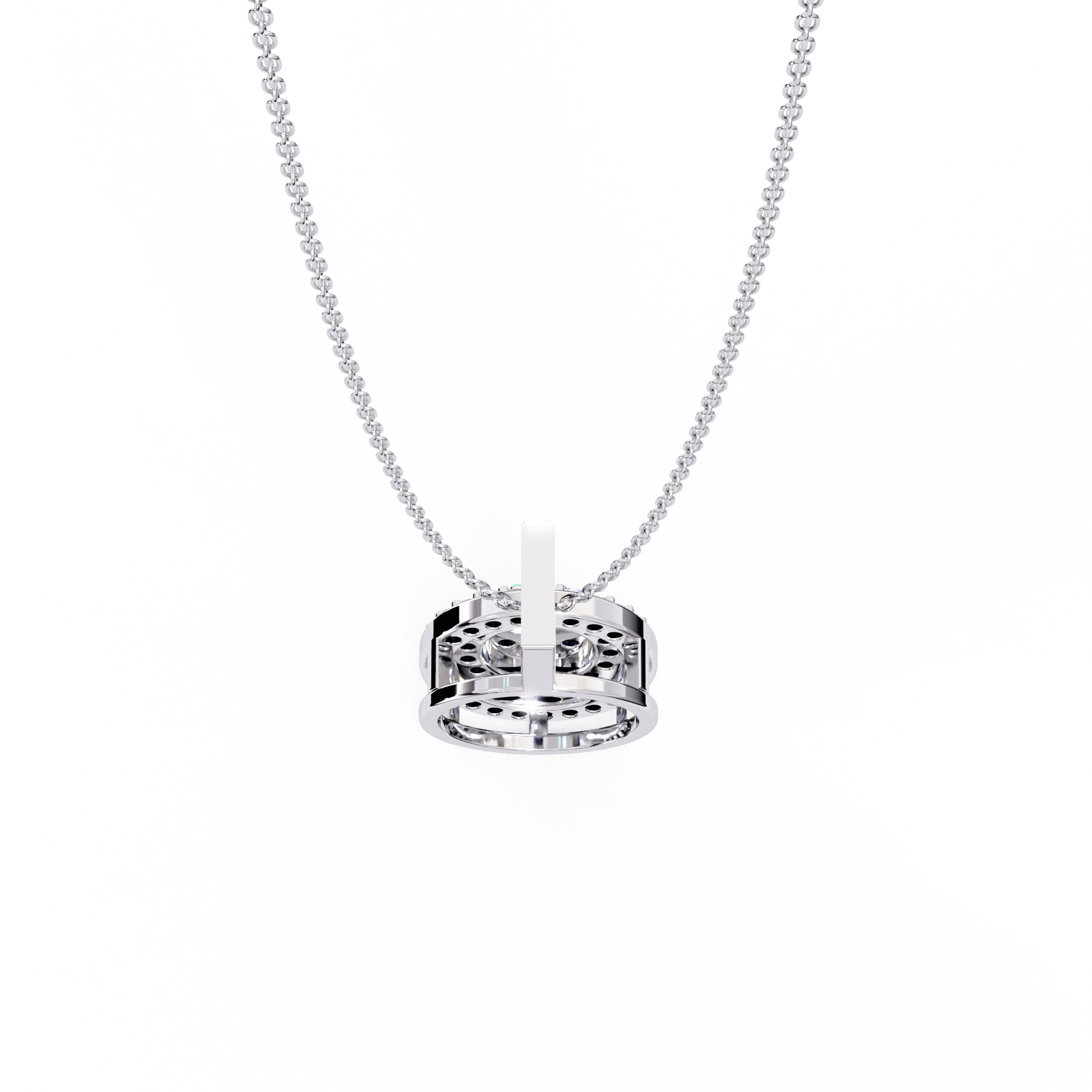 Solitairekart 0.26ct Natural Diamond Eternal Orbit Pendant-HI Color, VS-SI  Clarity